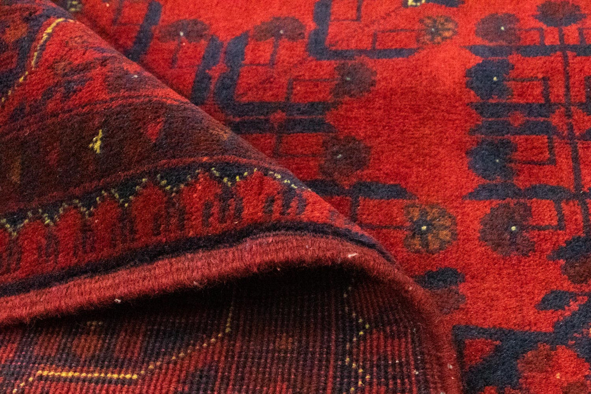 Afghaans tapijt - Kunduz - 197 x 151 cm - rood