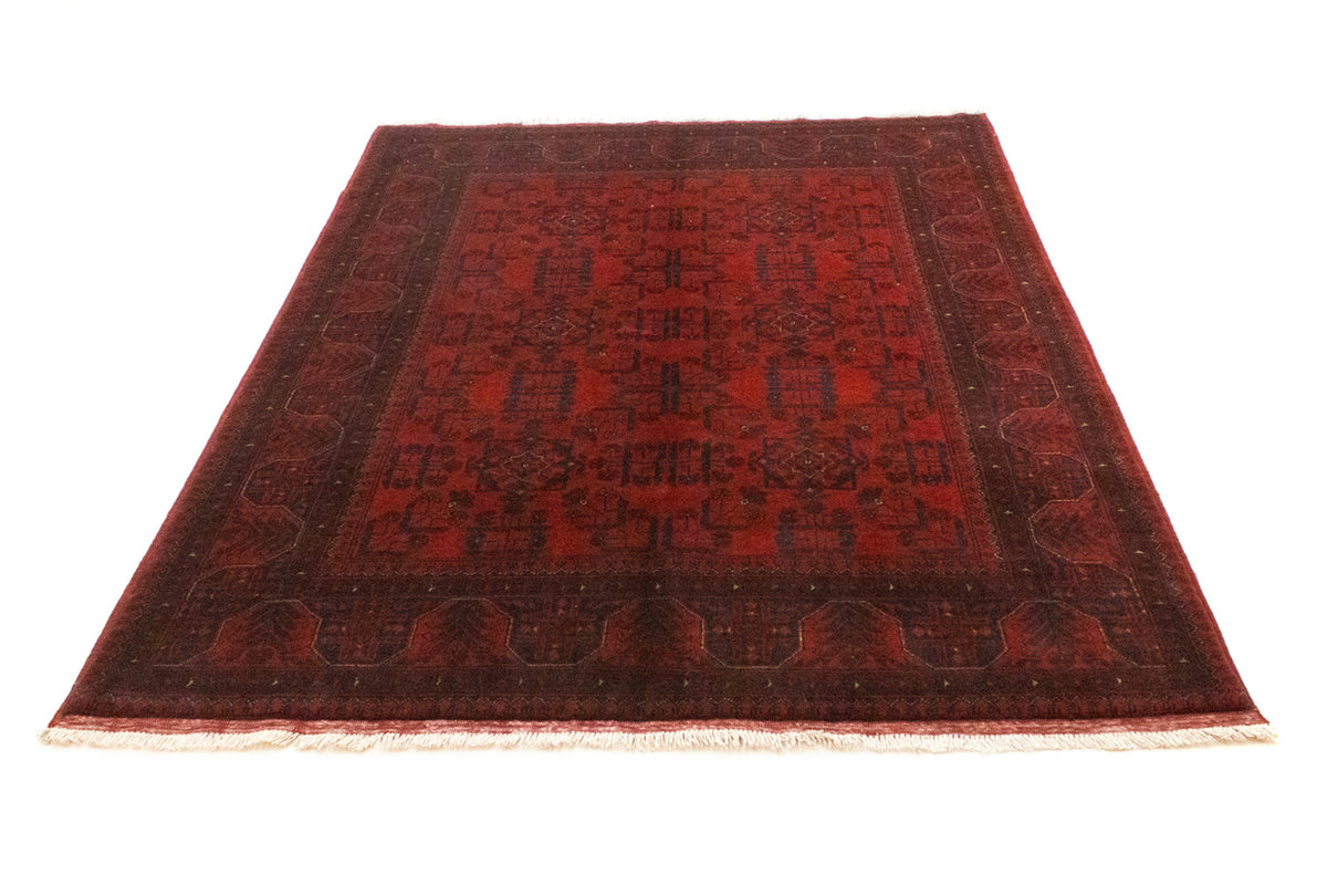 Afghaans tapijt - Kunduz - 197 x 151 cm - rood