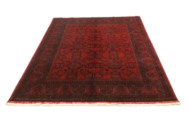 Afghaans tapijt - Kunduz - 197 x 151 cm - rood