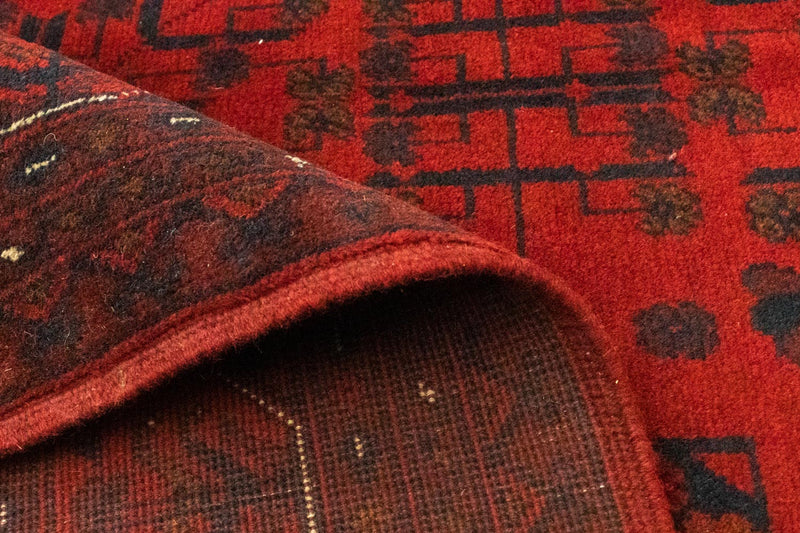 Afghaans tapijt - Kunduz - 199 x 152 cm - rood