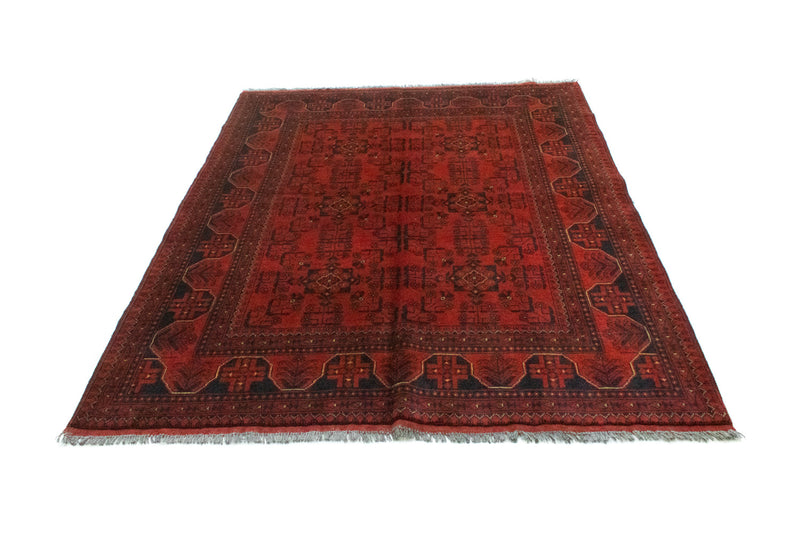 Afghaans tapijt - Kunduz - 193 x 151 cm - rood