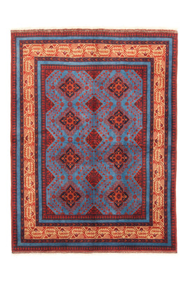 Afghaans tapijt - Kunduz - 200 x 151 cm - rood