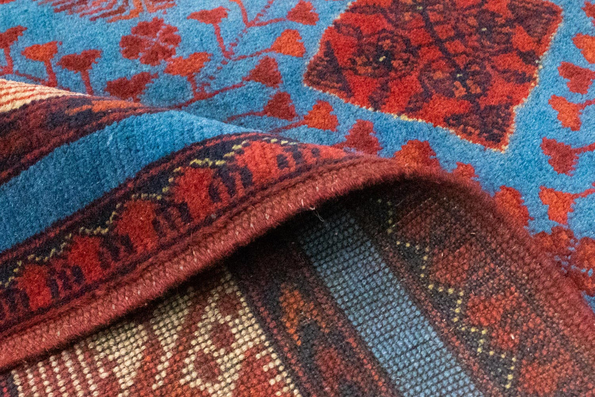 Afghaans tapijt - Kunduz - 200 x 151 cm - rood