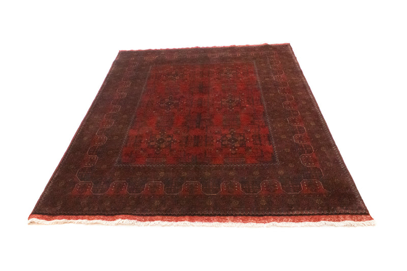 Afghaans tapijt - Kunduz - 196 x 151 cm - rood