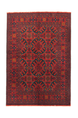 Afghaans tapijt - Kunduz - 146 x 99 cm - rood