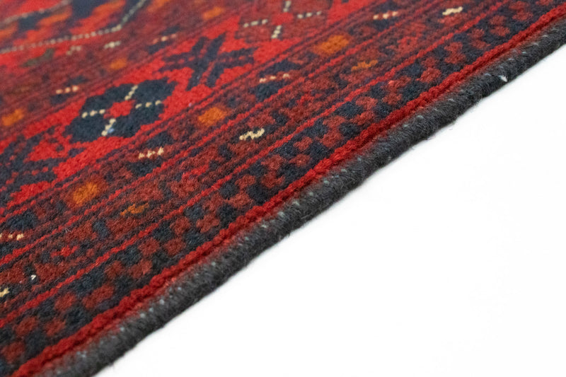 Afghaans tapijt - Kunduz - 146 x 99 cm - rood