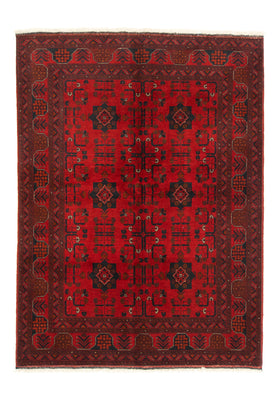Afghaans tapijt - Kunduz - 197 x 149 cm - rood
