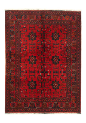 Afghaans tapijt - Kunduz - 197 x 149 cm - rood