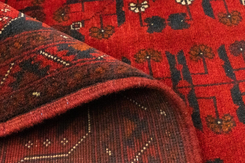 Afghaans tapijt - Kunduz - 197 x 149 cm - rood