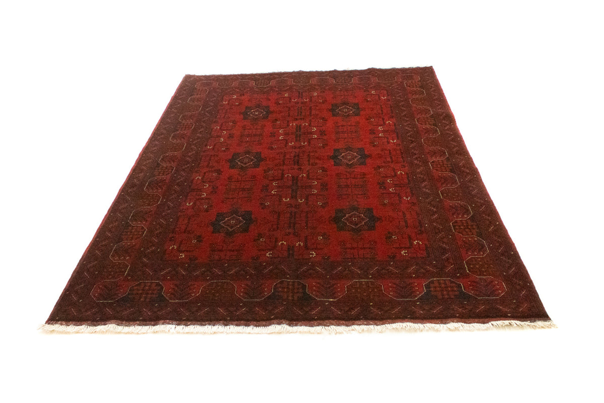 Afghaans tapijt - Kunduz - 197 x 149 cm - rood