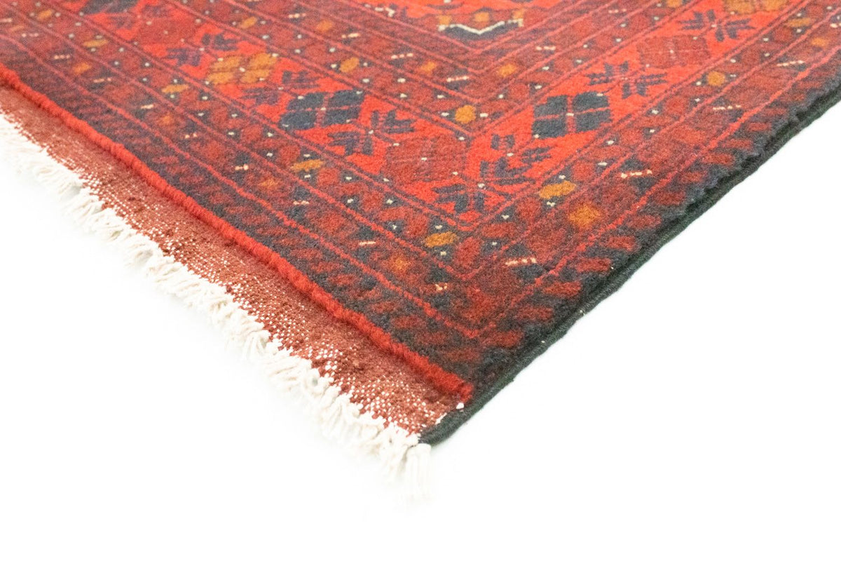 Afghaans tapijt - Kunduz - 142 x 103 cm - rood