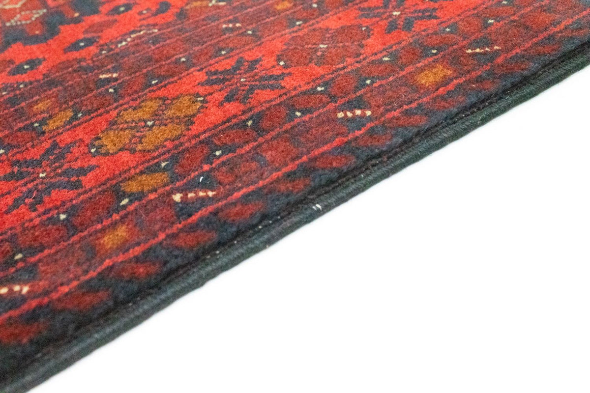 Afghaans tapijt - Kunduz - 142 x 103 cm - rood