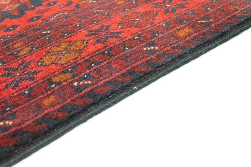 Afghaans tapijt - Kunduz - 142 x 103 cm - rood