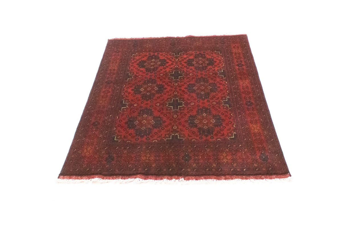 Afghaans tapijt - Kunduz - 142 x 103 cm - rood