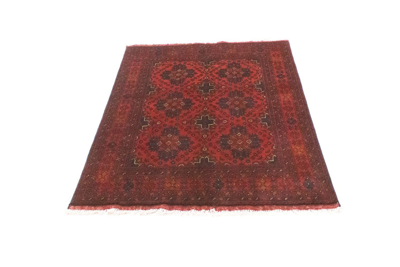 Afghaans tapijt - Kunduz - 142 x 103 cm - rood