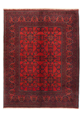 Afghaans tapijt - Kunduz - 206 x 149 cm - rood