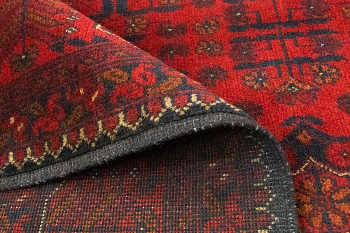 Afghaans tapijt - Kunduz - 206 x 149 cm - rood