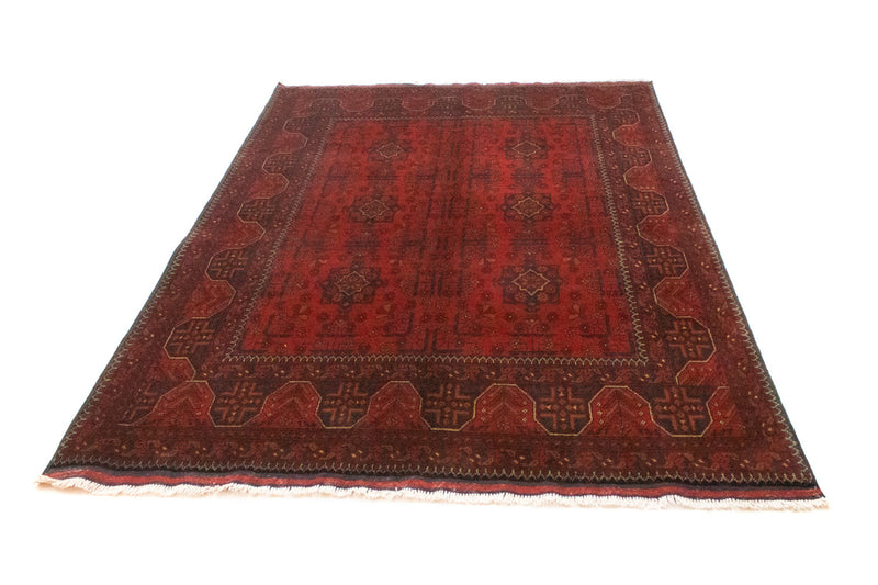 Afghaans tapijt - Kunduz - 206 x 149 cm - rood