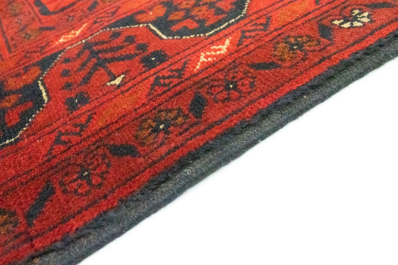 Afghaans tapijt - Kunduz - 156 x 105 cm - rood