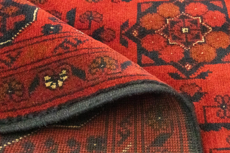 Afghaans tapijt - Kunduz - 156 x 105 cm - rood