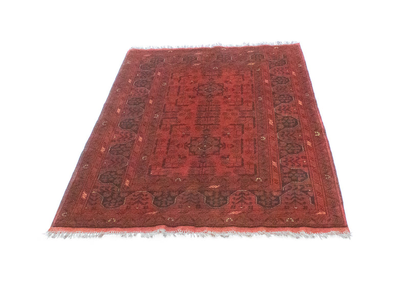 Afghaans tapijt - Kunduz - 156 x 105 cm - rood