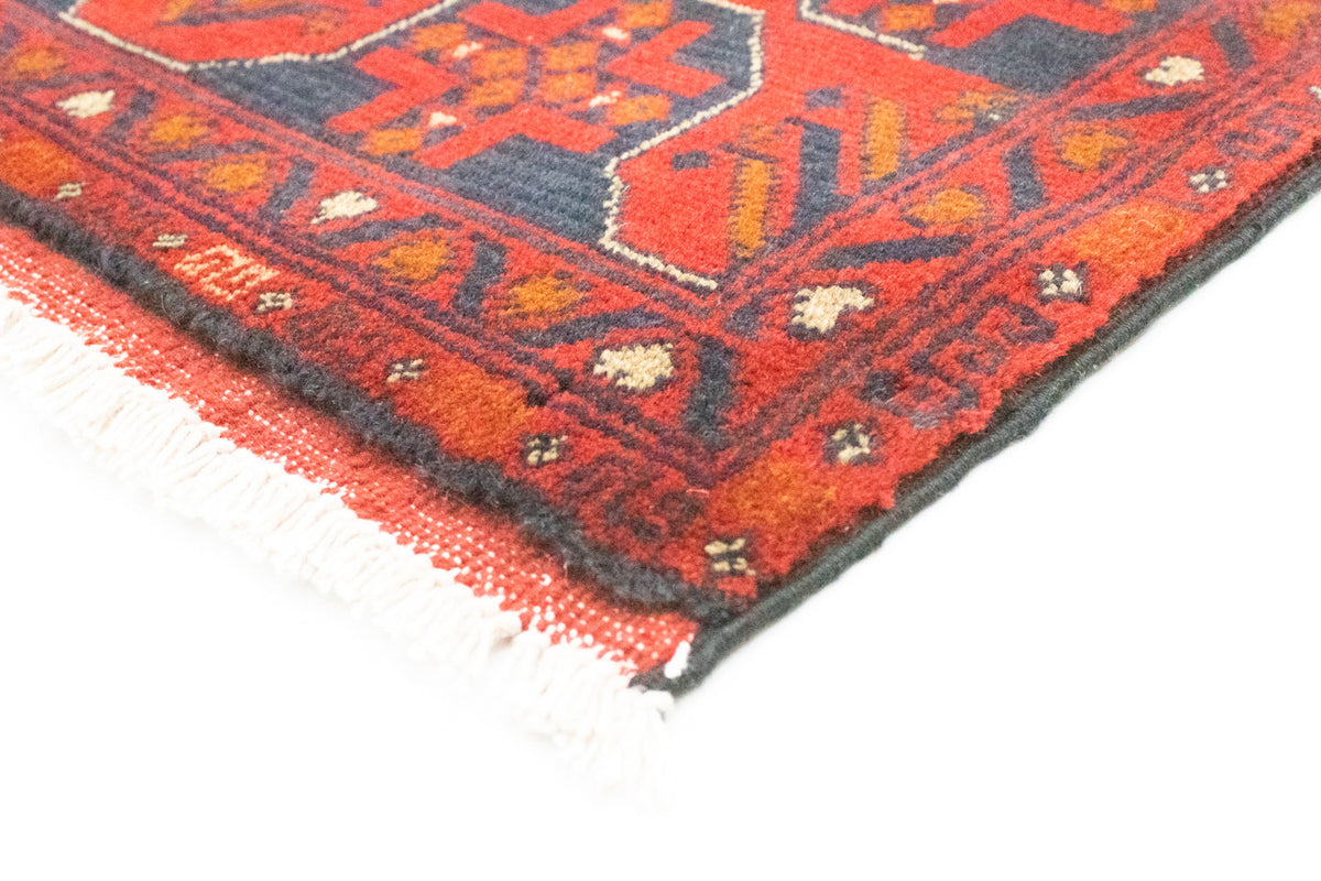 Afghaans tapijt - Kunduz - 154 x 100 cm - rood