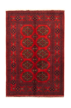 Afghaans tapijt - Kunduz - 151 x 102 cm - rood