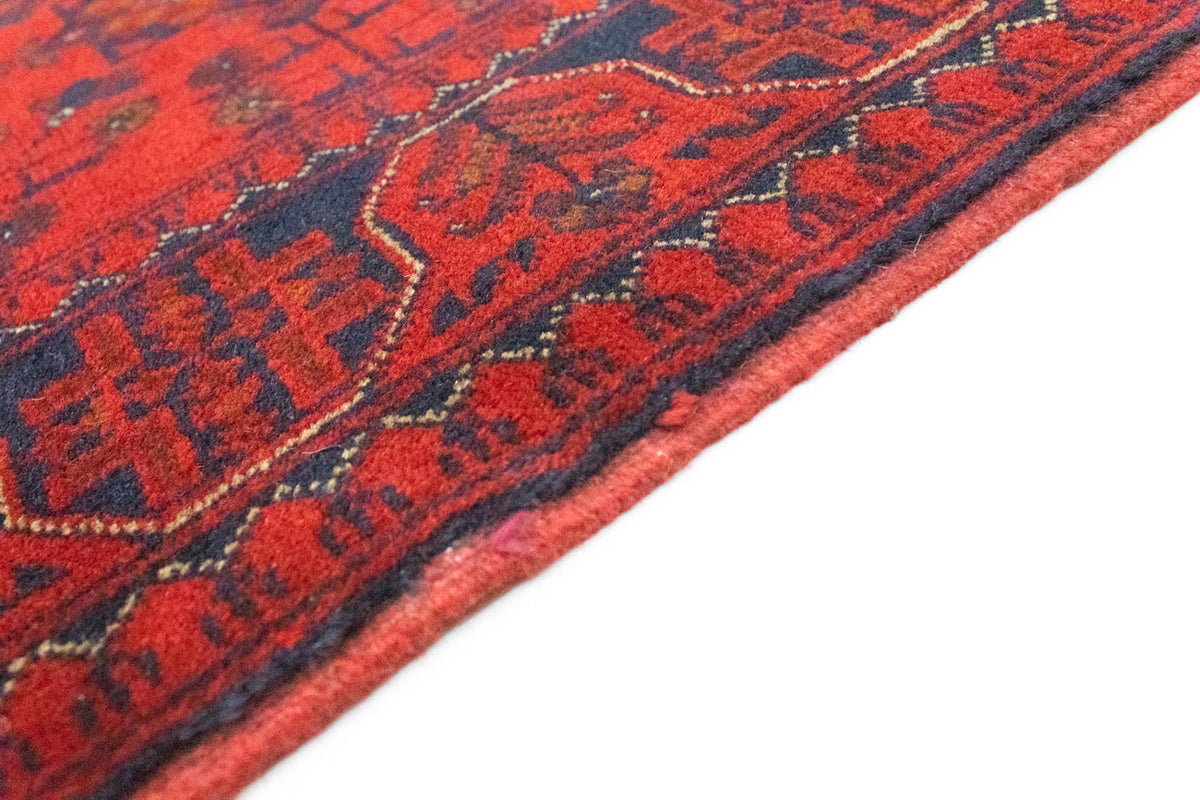 Afghaans tapijt - Kunduz - 147 x 105 cm - rood