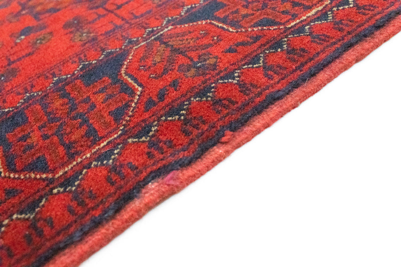 Afghaans tapijt - Kunduz - 147 x 105 cm - rood