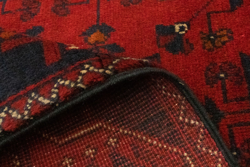 Afghaans tapijt - Kunduz - 125 x 83 cm - rood