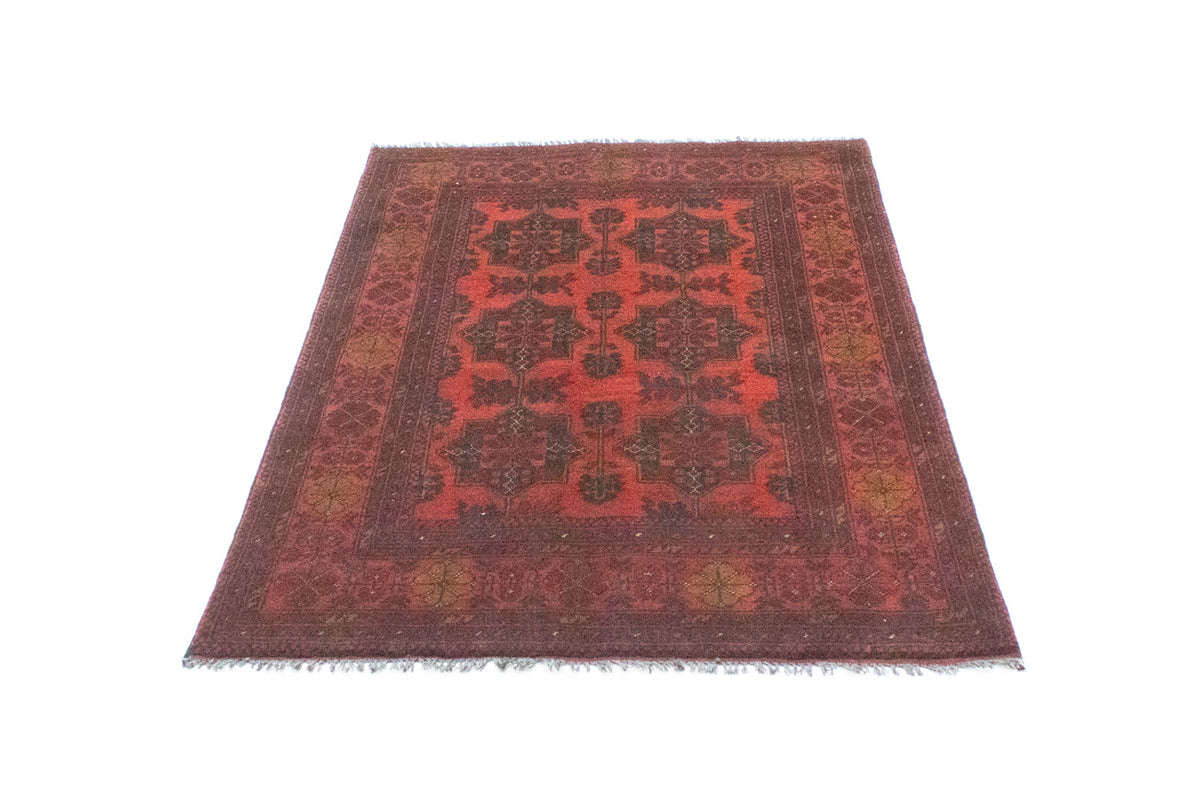 Afghaans tapijt - Kunduz - 145 x 98 cm - rood
