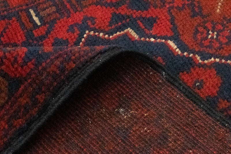 Afghaans tapijt - Kunduz - 129 x 73 cm - rood