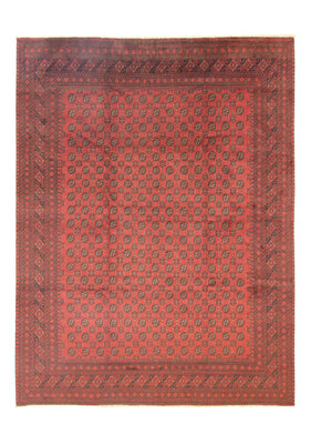 Afghaans tapijt - Filpa - 391 x 299 cm - donkerrood