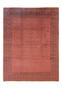 Afghaans tapijt - Filpa - 391 x 299 cm - donkerrood