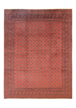 Afghaans tapijt - Filpa - 391 x 299 cm - donkerrood