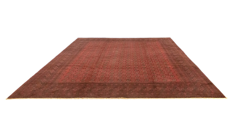 Afghaans tapijt - Filpa - 391 x 299 cm - donkerrood