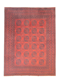 Afghaans tapijt - Filpa - 329 x 250 cm - donkerrood