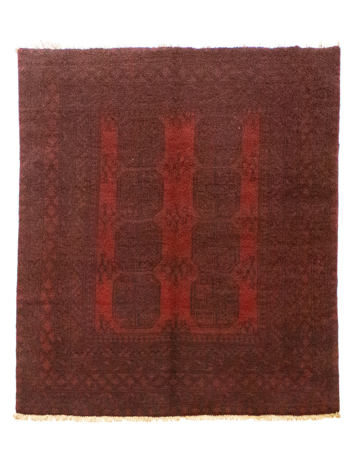 Afghaans tapijt - Filpa - 194 x 152 cm - rood