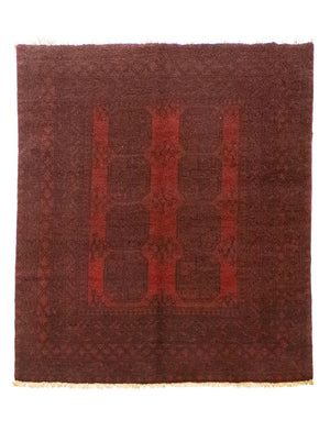Afghaans tapijt - Filpa - 194 x 152 cm - rood