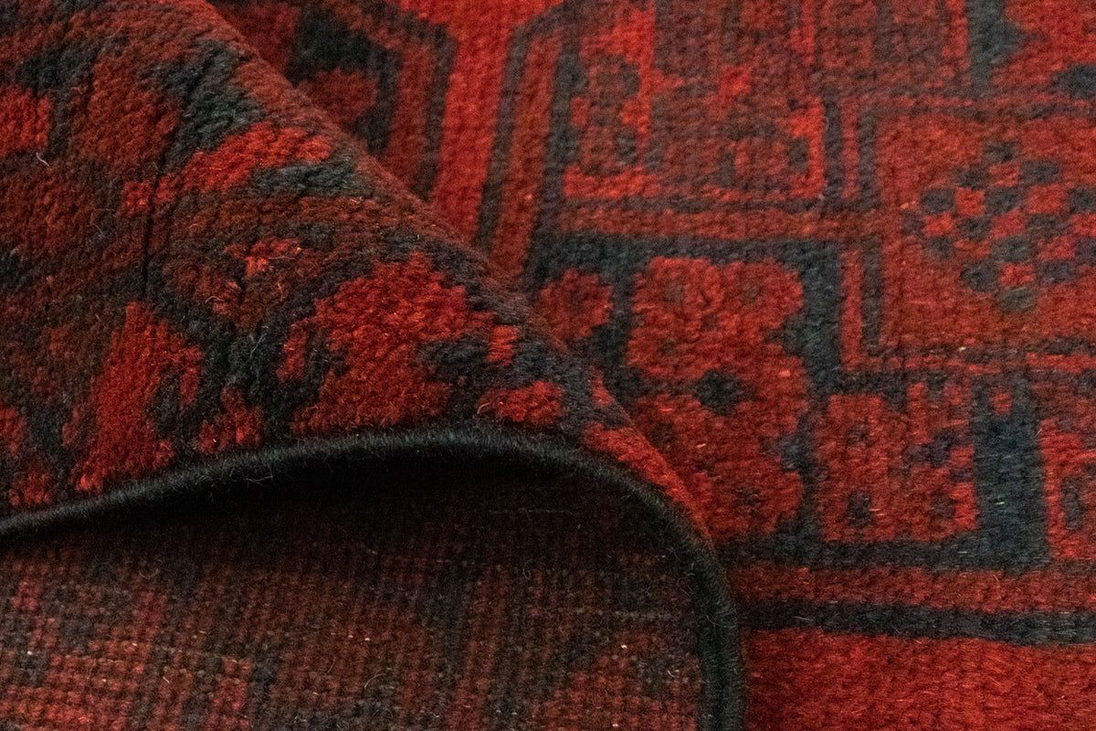 Afghaans tapijt - Filpa - 194 x 152 cm - rood