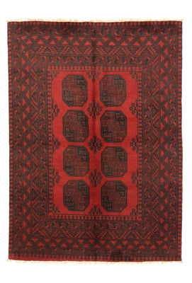 Afghaans tapijt - Filpa - 200 x 146 cm - rood