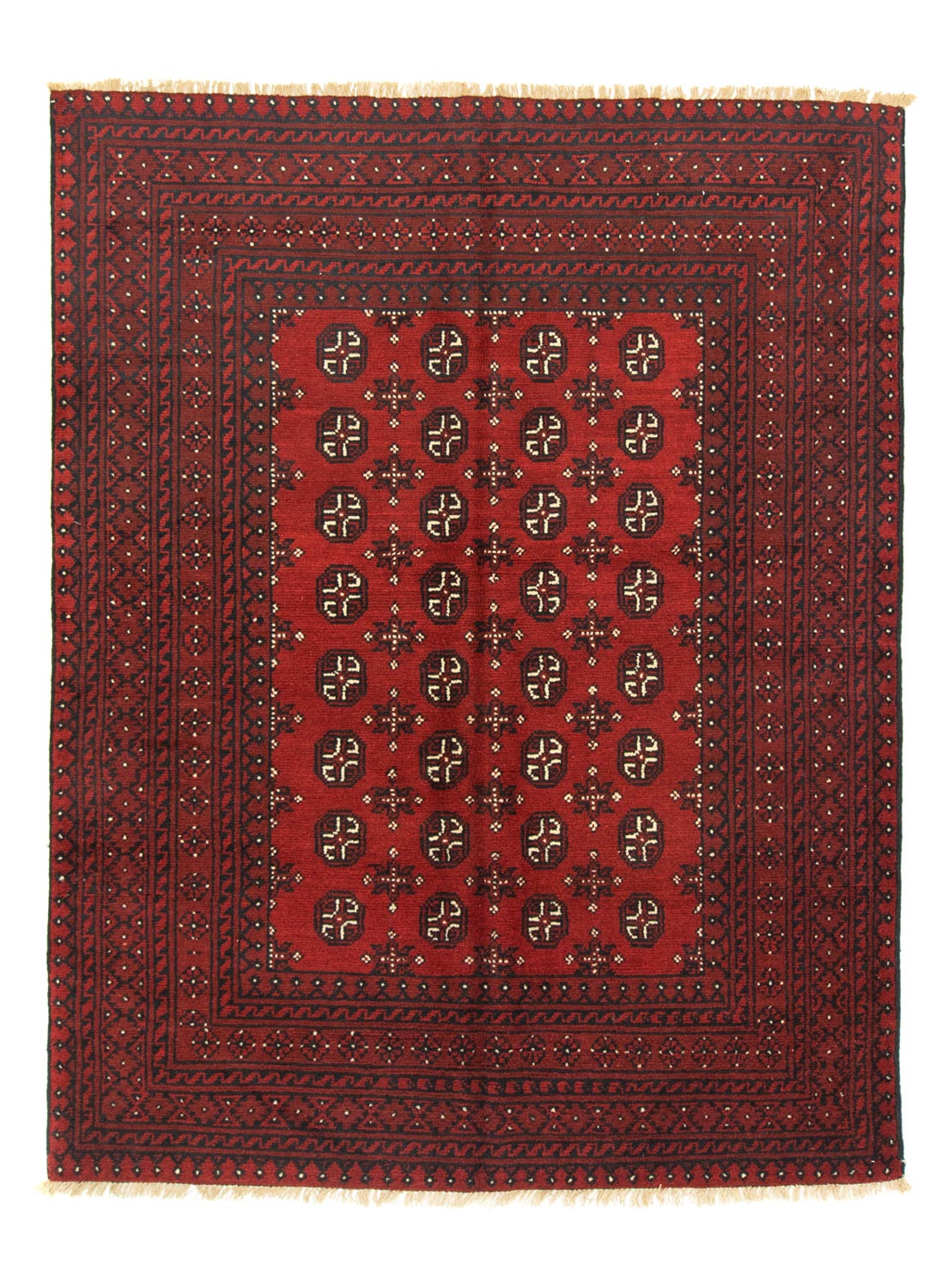 Afghaans tapijt - Filpa - 193 x 149 cm - rood