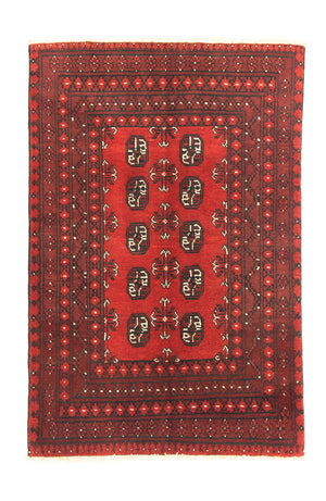 Afghaans tapijt - Filpa - 141 x 98 cm - rood