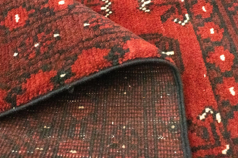 Afghaans tapijt - Filpa - 141 x 98 cm - rood