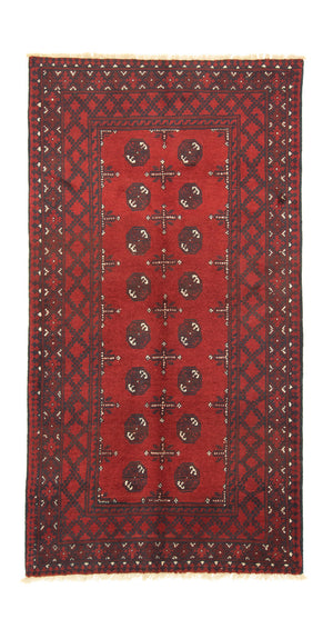Afghaans tapijt - Filpa - 192 x 99 cm - rood
