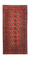 Loper Afghaans tapijt - Filpa - 200 x 100 cm - rood