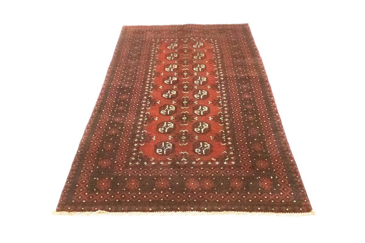 Loper Afghaans tapijt - Filpa - 200 x 100 cm - rood