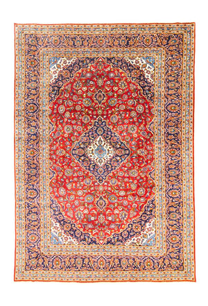 Perzisch tapijt - Keshan - 362 x 251 cm - donkerrood