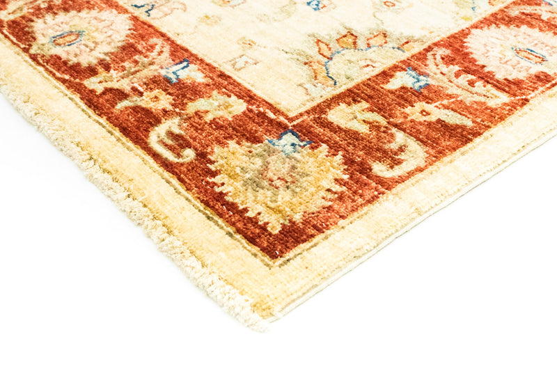 Loper Ziegler tapijt - 203 x 81 cm - licht beige