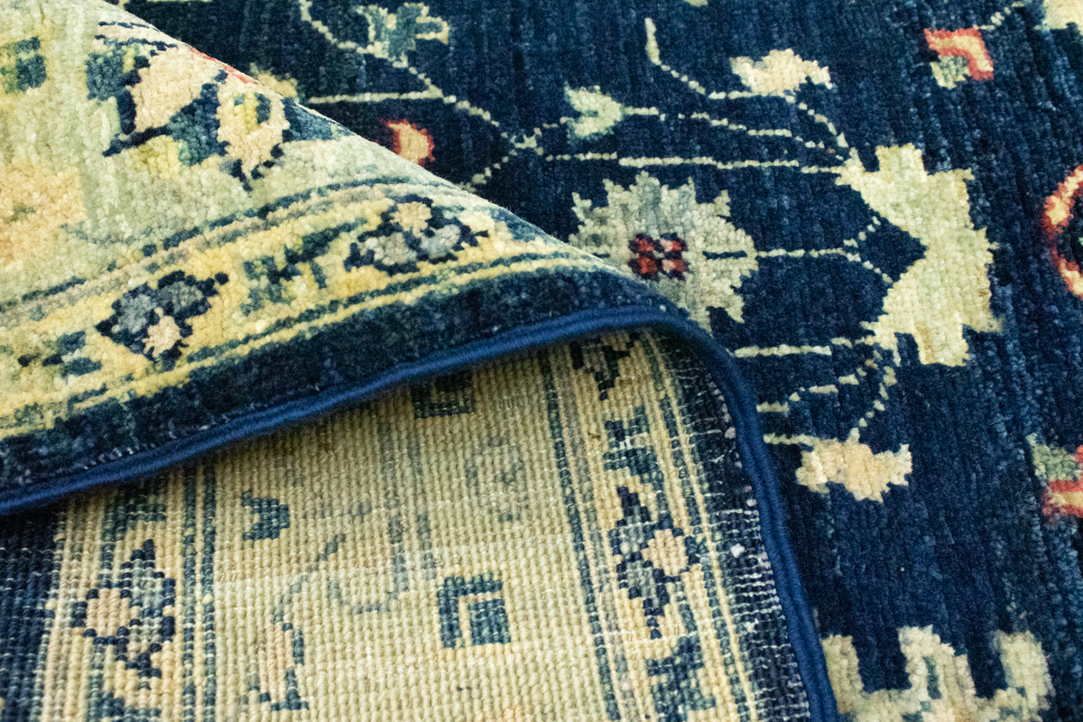 Ziegler tapijt - 149 x 100 cm - donkerblauw